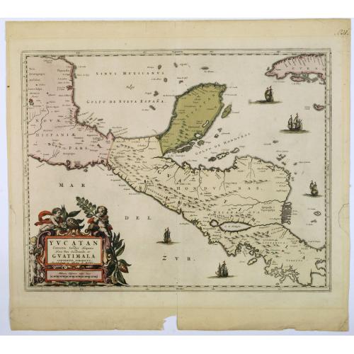 Old map image download for Yucatan conventus. . .Guatimala conventus. . .