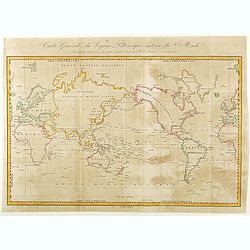 Carte Générale de Voyage Pittoresque Autour du Monde.