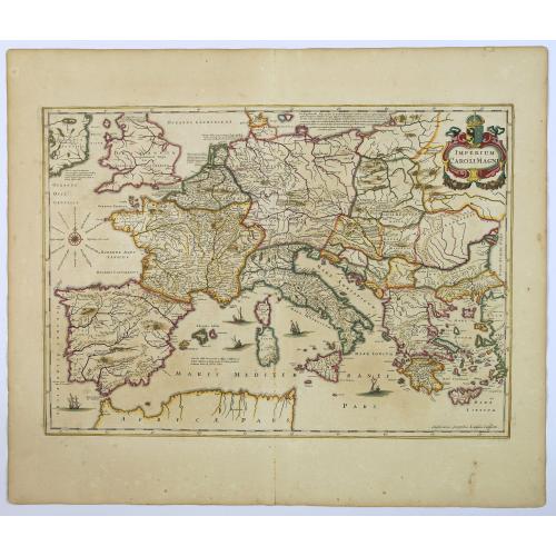 Old map image download for Imperium Caroli Magni.