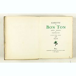 Gazette du Bon Ton Art - Modes Frivolités. (1912/1913 volume)