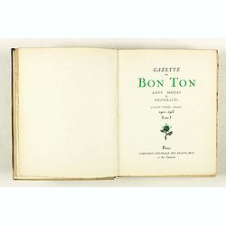 Gazette du Bon Ton Art - Modes Frivolités. (1912/1913 volume)