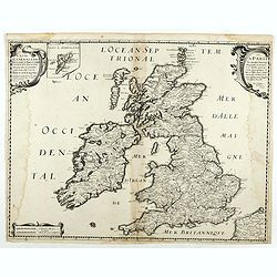 Carte Generale des Royaume d'Angleterre Escosse et Irlande Avecq les Isles circonvoisines Conues toutes soubs le nom de Britanniques / Nouvellement dressee et tiree de Cambdene Spede & autres Par N. Sanson geogr.e Ord.re du Roy.