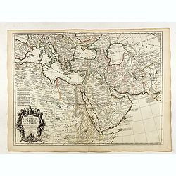 Carte de la Turquie de l'Arabie et de la Perse.