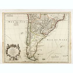 Carte du Paraguay du Chili.