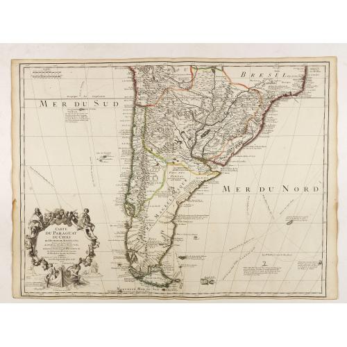 Old map image download for Carte du Paraguay du Chili.