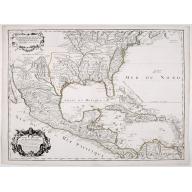 Carte du Mexique et de la Floride.