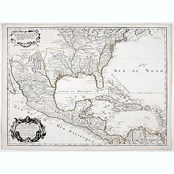 Image download for Carte du Mexique et de la Floride.
