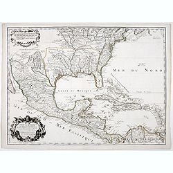 Carte du Mexique et de la Floride.