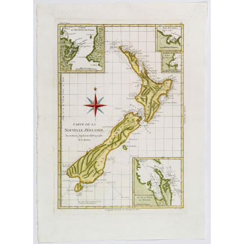 Carte de la Nouvelle Zéelande.