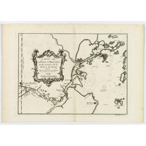 Old map image download for Carte de la Baye d'Hocsieu. . .