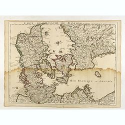 Carte du Royaume de Danemarc.