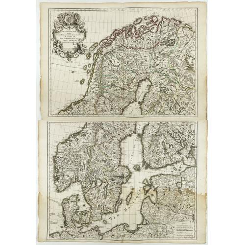 Old map image download for Carte des Courones du Nord. [2 sheets]