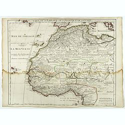 Carte de La Barbarie de La Nigritie et de la Guinée.