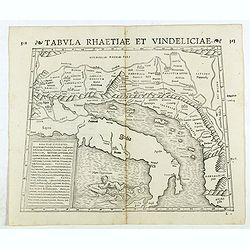 Tabula Rhaetiae et Vindeliciae. (Adriatic coast and Balkan States, Dalmatia, etc.)