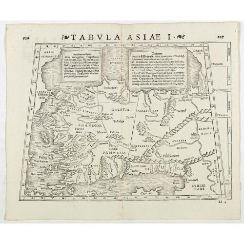 Tabula Asiae I. (Turkey)