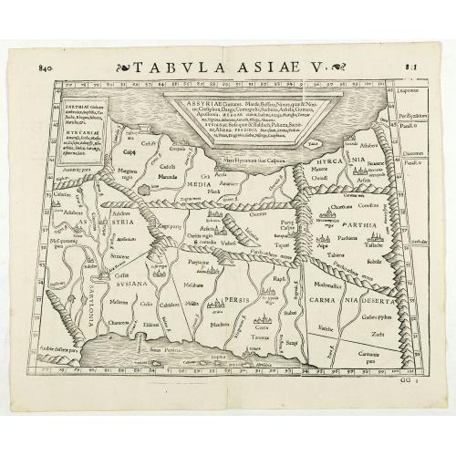 Tabula Asiae V. ( Eastern Iraq and western Iran)