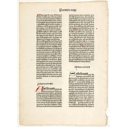 [La Mer des Histoires]. Premier aage. Feuillet XXI.