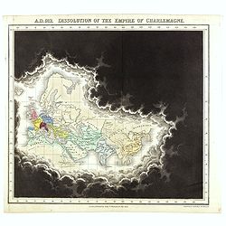 A.D. 912. Dissolution of the Empire of Charlemagne.