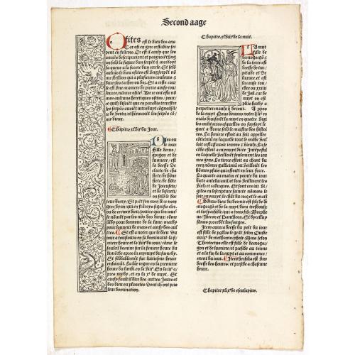 Second aage. Feuillet Lxb.