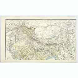 [Untitled] Map of Northern India, Tibet, Nepal, Bhutan and surrounding countries.