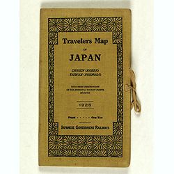 Travellers' Map of Japan, Chosen (Korea), Taiwan (Formosa) with Brief Descriptions of the Principal Tourist Points of Japan.
