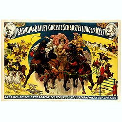 Barnum & Bailey grösste Schaustellung der Welt.