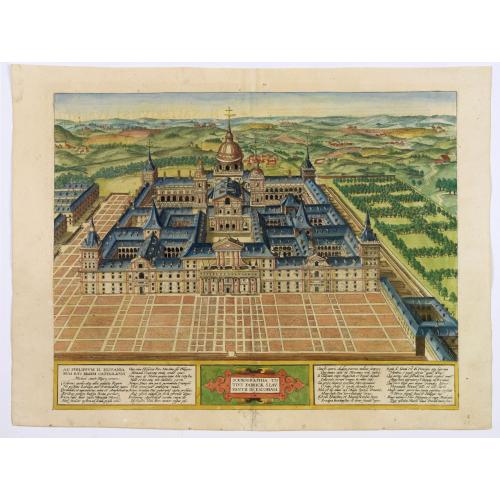 Old map image download for Scenographia Totius Fabricae S. Lau Renti Escorial,