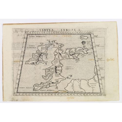 Tabula Europae I [British Isles].