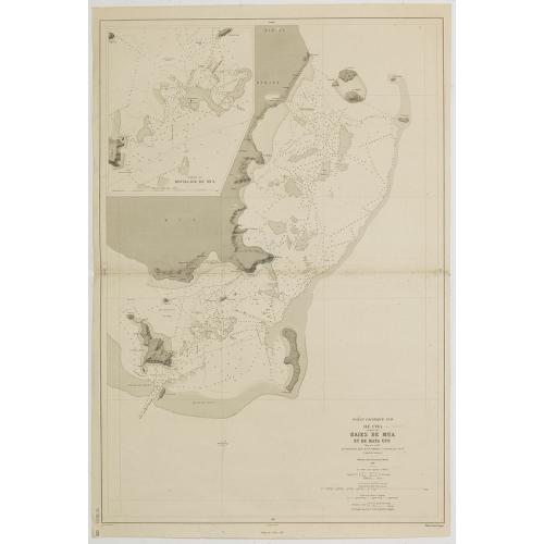 Old map image download for ILE UVEA CROQUIS DES BAIES DE MUA ET DE MATA UTU.