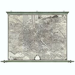 Plan de Paris commencé l'année 1734, Dessiné et gravé sous les ordres de Messire Michel Etienne Turgot, prévost des marchands.