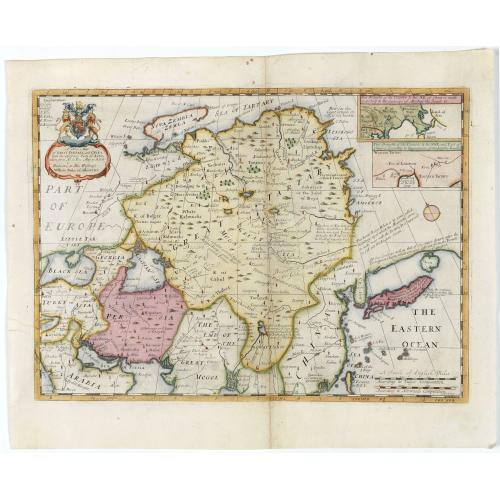 Old map image download for A New Map of Great Tartary and China with the adjoining parts of Asia...