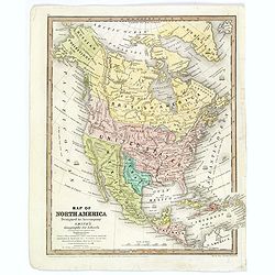 Map of North America. . .