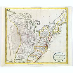 A Map of the United States of America Agreeable to the Peace of 1783.