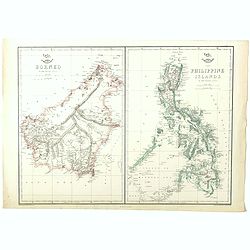 Borneo (together with) The Philippine Islands.