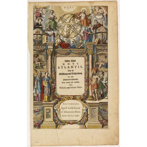 Old map image download for (Title page) Ander Theil Novi Atlantis Das ist Abbildung und Beschreibung von allen Ländern des Erdreichs. . .