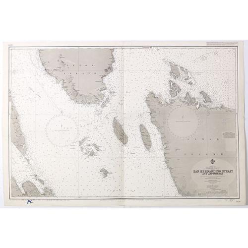 Old map image download for China Sea Philippine Islands - San Bernandino Strait and approaches. (3370)