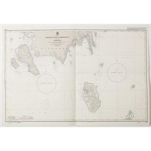 Old map image download for Philippine Islands - Semirara, Ilin and Ambulong 1.s with part of Mindoro. (971)