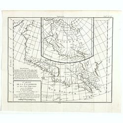 Carte de la Californie et des Pays Nord-Ouest..