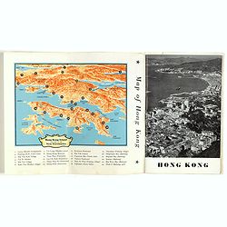 COLLECTION OF HONG KONG MAPS, BOOKS & FLYERS. Including CHINA - HONGKONG surveyed by Captn. Sir Edward Belcher, in H.M.S. Sulphur 1841. Corrected to 1901.