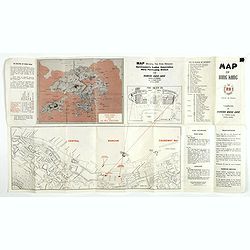 COLLECTION OF HONG KONG MAPS, BOOKS & FLYERS. Including CHINA - HONGKONG surveyed by Captn. Sir Edward Belcher, in H.M.S. Sulphur 1841. Corrected to 1901.