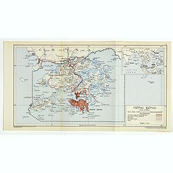 COLLECTION OF HONG KONG MAPS, BOOKS & FLYERS. Including CHINA - HONGKONG surveyed by Captn. Sir Edward Belcher, in H.M.S. Sulphur 1841. Corrected to 1901.