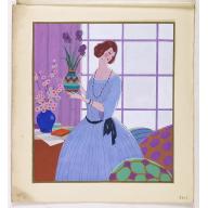 (Art déco gouache)