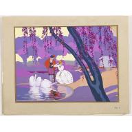 (Art-déco gouache)