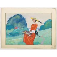 (Art déco gouache)