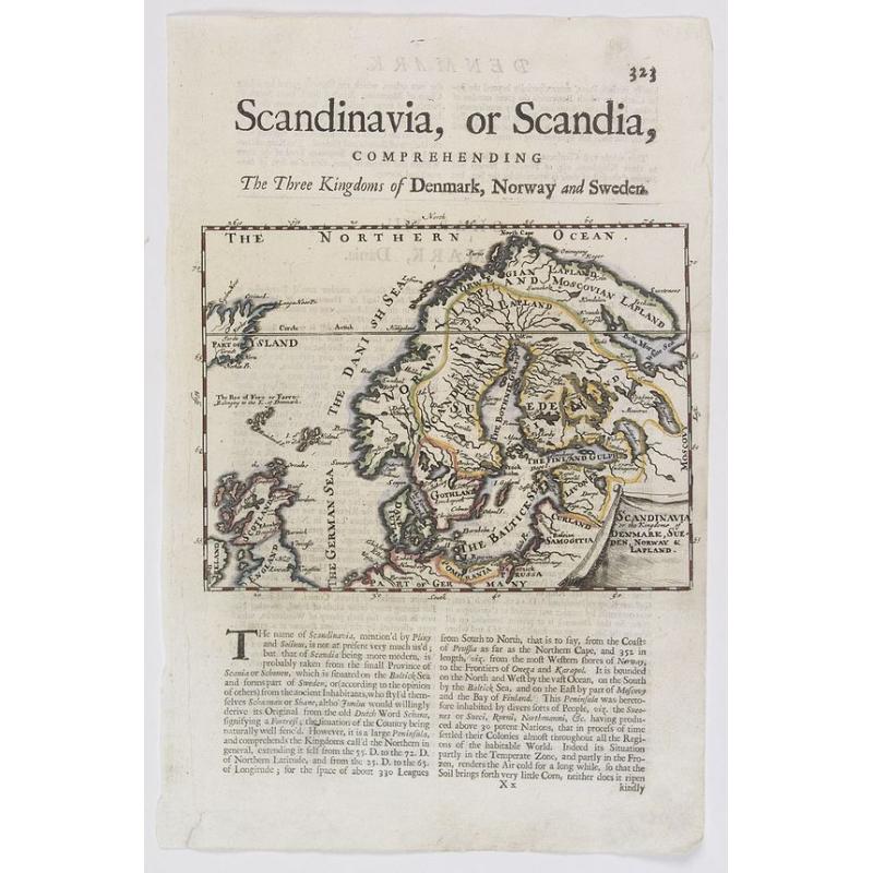 Scandinavia or the Kingdoms of Denmark, Sueden, Norway & Lapland.