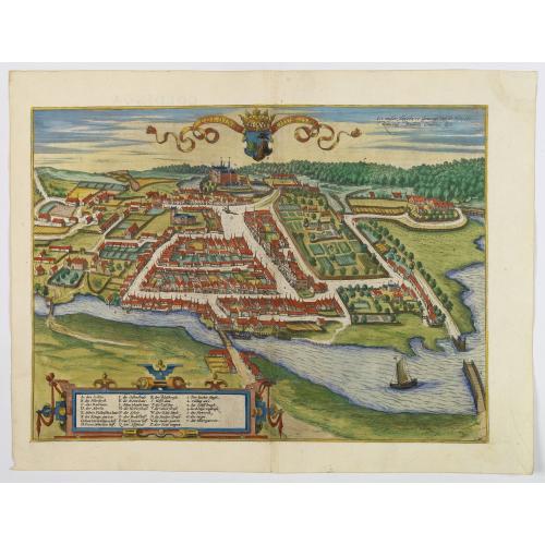 Old map image download for Colding Schloss und Stat.