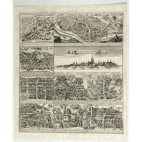 Old map image download for [Set of 10 bird-eye views of Vienna]