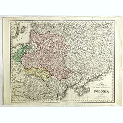 Carta del Teatro della Guerra in Polonia - 1831.