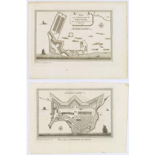 Old map image download for Plan de la Forteresse de Coylan / Plan de la Forteresse de Cranganor. . .