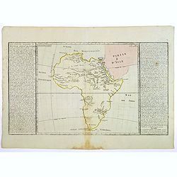 Lacs, Fleuves, Rivieres et Principales Montagnes de L'Afrique.